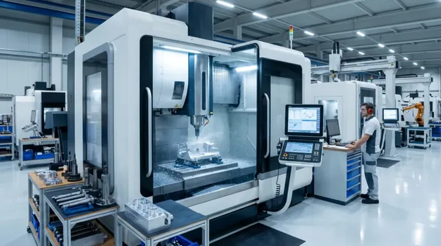 Usinage CNC à Yverdon ou Lausanne — vue d'atelier d'usinage